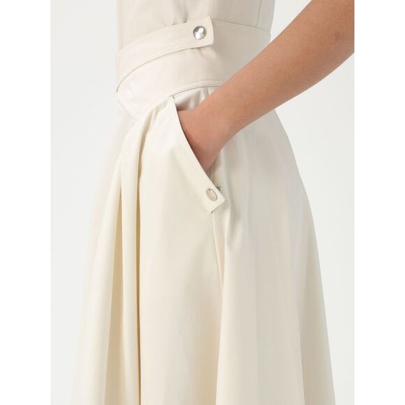 Msgm Dress Woman Cream - Picture 3 of 3